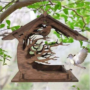 ORCHIDÉE OrchidWooden Outdoor Bird Feeder,Bird House,Bird Feeder,Outdoor Waterproof Hanging Feeder Wild Bird Feeder,Outdoor Hanging,Garden Decoration ORCHIDÉE OrchidWooden Outdoor Bird Feeder,Bird House,Bird Feeder,Outdoor Waterproof Hanging Feeder Wild Bird Feeder,Outdoor Hanging,Garden Decoration