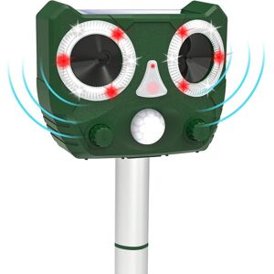 MEMKEY Outdoor Ultrasonic Cat Repeller, Anti Mole Dog Repeller, Solar Charging, usb Charging, Adjustable Frequency to Keep Animals Away, Repellent, MEMKEY Outdoor Ultrasonic Cat Repeller, Anti Mole Dog Repeller, Solar Charging, usb Charging, Adjustable Frequency to Keep Animals Away, Repellent,