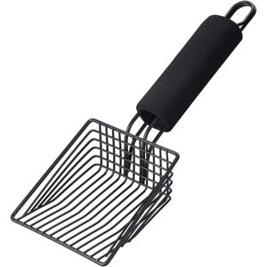 Groofoo - p à litière en métal pour chat – p profonde à tamisage rapide avec poignée confortable, conçue pour les propriétaires de plusieurs chats. Groofoo - p à litière en métal pour chat – p profonde à tamisage rapide avec poignée confortable, conçue pour les propriétaires de plusieurs chats.