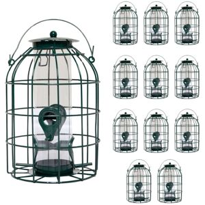 Samuel Alexander - Pack of 12 Wild Bird Seed Feeder Cage with Squirrel Guard Samuel Alexander - Pack of 12 Wild Bird Seed Feeder Cage with Squirrel Guard