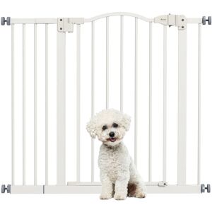 Pawhut - Adjustable Metal Pet Gate Safety Barrier w/ Auto-Close Door 78H x 74-94Wcm Pawhut - Adjustable Metal Pet Gate Safety Barrier w/ Auto-Close Door 78H x 74-94Wcm