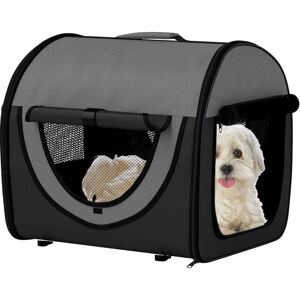 Pawhut - Folding Fabric Soft Pet Crate Dog Cat Travel Carrier Cage Pawhut - Folding Fabric Soft Pet Crate Dog Cat Travel Carrier Cage