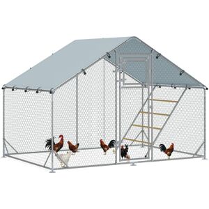 PawHut - Walk-in Chicken Run - Cover - 6-8 Poultry - Enclosure PawHut - Walk-in Chicken Run - Cover - 6-8 Poultry - Enclosure