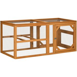 PawHut Wooden Chicken Coop - Perches & Doors for 2-4 Chickens PawHut Wooden Chicken Coop - Perches & Doors for 2-4 Chickens