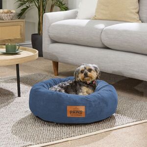 SLUMBERDOWN Paws for Slumber Donut Pet Bed, Navy, Small, 55cm Diameter SLUMBERDOWN Paws for Slumber Donut Pet Bed, Navy, Small, 55cm Diameter