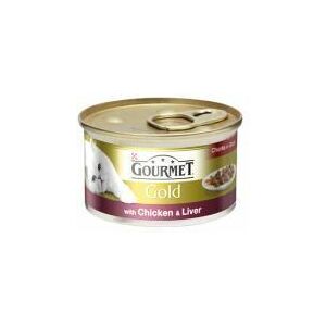Nestle Gourmet Gold Chicken & Liver Chunks in Gravy - 85g - 573306 Nestle Gourmet Gold Chicken & Liver Chunks in Gravy - 85g - 573306