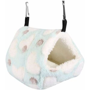 HÉLOISE Pet Cage Winter Warm and Soft Pet Hammock Hamster Nest(Blue 14 12cm) HÉLOISE Pet Cage Winter Warm and Soft Pet Hammock Hamster Nest(Blue 14 12cm)