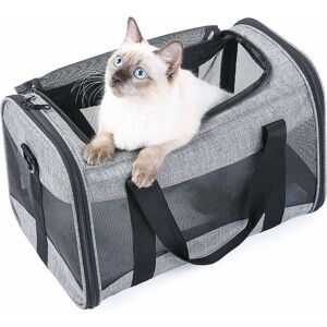 Héloise - Pet Carrier Bag, Handbag, Breathable Mesh Fabric, Top Opening, Foldable Dog Carrier Bag Héloise - Pet Carrier Bag, Handbag, Breathable Mesh Fabric, Top Opening, Foldable Dog Carrier Bag