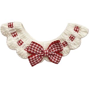 Groofoo - Pet Collar Cute Bow Decor Cat Dog Bib Wool Knitted Pet Collar for Decoration Photography Red s (20‑25cm) Groofoo - Pet Collar Cute Bow Decor Cat Dog Bib Wool Knitted Pet Collar for Decoration Photography Red s (20‑25cm)