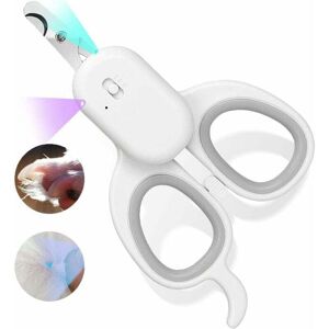 YMYNY Pet Nail Scissors Strap, Cat Nail Clippers with Super Bright led Light for Nail Bloodline, Prevent Over-Trimming, Beauty Tool with mumu YMYNY Pet Nail Scissors Strap, Cat Nail Clippers with Super Bright led Light for Nail Bloodline, Prevent Over-Trimming, Beauty Tool with mumu