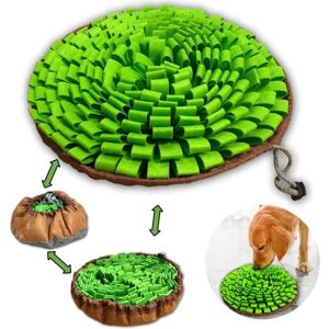 TEHTUY Pet sniffing mat, interactive puzzle for dogs, portable and compact, green TEHTUY Pet sniffing mat, interactive puzzle for dogs, portable and compact, green
