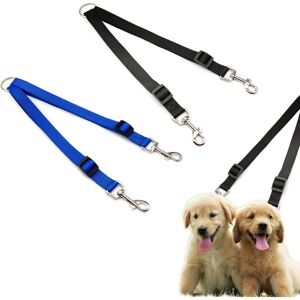 Csparkv - Pieces Adjustable Double Dog Training Leash Splitter for Two Dogs Double No Tangle Dog Leash Double Pet Leash Double Leash for Walking Csparkv - Pieces Adjustable Double Dog Training Leash Splitter for Two Dogs Double No Tangle Dog Leash Double Pet Leash Double Leash for Walking