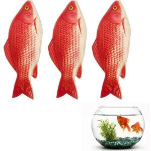 TORMATOR Pieces Artificial Floating Goldfish Plastic Fish Small Fake Red Floating Artificial Goldfish Ornament A Real Natural for Aquarium Decoration (Red) TORMATOR Pieces Artificial Floating Goldfish Plastic Fish Small Fake Red Floating Artificial Goldfish Ornament A Real Natural for Aquarium Decoration (Red)