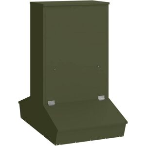 Pig Feeder Olive Green 82 x 51 x 91.5 cm Cold-Rolled Steel vidaXL Pig Feeder Olive Green 82 x 51 x 91.5 cm Cold-Rolled Steel vidaXL