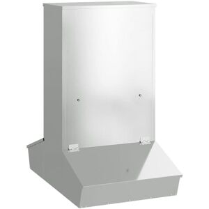 Pig Feeder Silver 82 x 51 x 91.5 cm Galvanised Steel vidaXL Pig Feeder Silver 82 x 51 x 91.5 cm Galvanised Steel vidaXL