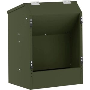 Rabbit Feeder Olive Green 33.5 x 25.5 x 45.5 cm vidaXL Rabbit Feeder Olive Green 33.5 x 25.5 x 45.5 cm vidaXL