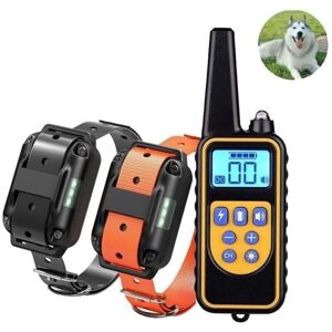 WOIYIC Rechargeable Dog Training Collar, 800m Range, with Vibration, Sound, Static Shock and Light Mode, IPX67 Water Resistant, Suitable for Small and WOIYIC Rechargeable Dog Training Collar, 800m Range, with Vibration, Sound, Static Shock and Light Mode, IPX67 Water Resistant, Suitable for Small and