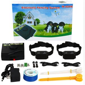 COOCHEER Rechargeable Electric Dog FenceCollar,300 Meters to cover large areas, with 2 waterproof and adjustable collars COOCHEER Rechargeable Electric Dog FenceCollar,300 Meters to cover large areas, with 2 waterproof and adjustable collars