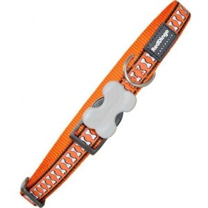 Red Dingo - Reflective Dog Collar - Orange M Unique Red Dingo - Reflective Dog Collar - Orange M Unique
