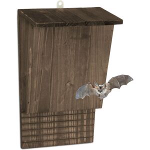 Bat Box, Large Safelodging for Wildlife, HxWxD: 37x22x12.5, Animal Hotel, Sanctuary, Protect, Pine Wood, Brown - Relaxdays Bat Box, Large Safelodging for Wildlife, HxWxD: 37x22x12.5, Animal Hotel, Sanctuary, Protect, Pine Wood, Brown - Relaxdays