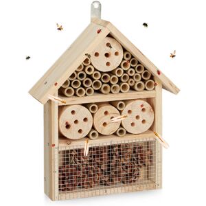 Relaxdays Insect Hotel Assembly Kit, Shelter For Bugs, Bees & Lacewings, Build Your Own, 33 x 24.5 x 7 cm, Natural Relaxdays Insect Hotel Assembly Kit, Shelter For Bugs, Bees & Lacewings, Build Your Own, 33 x 24.5 x 7 cm, Natural
