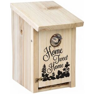 Relaxdays Nesting Box, Small Birds, Home Tweet Home Print, Wooden, Hanging, Decor, HxWxD: 21.5 x 12 x 15.2 cm, Red-Green Relaxdays Nesting Box, Small Birds, Home Tweet Home Print, Wooden, Hanging, Decor, HxWxD: 21.5 x 12 x 15.2 cm, Red-Green