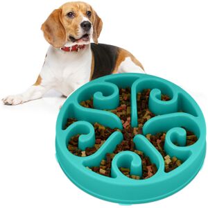 Relaxdays - Slow Feeder Bowl, 2x Set, Anti Gulping, Food for Dogs, 30 cm Diameter, Eat Slowly, Dishwasher Safe, Turquoise Relaxdays - Slow Feeder Bowl, 2x Set, Anti Gulping, Food for Dogs, 30 cm Diameter, Eat Slowly, Dishwasher Safe, Turquoise