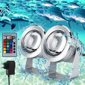 IKODM Rgb led underwater light, silver convex lens 10W2 IKODM Rgb led underwater light, silver convex lens 10W2