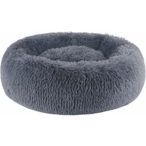 Dewdat - Round Fluffy Dog Cat Bed Cat Beds, Fluffy Dog Bed Donut Anti Stress Plush Comfortable Washable for Dog Cat Small Medium Large XH034 Dark Dewdat - Round Fluffy Dog Cat Bed Cat Beds, Fluffy Dog Bed Donut Anti Stress Plush Comfortable Washable for Dog Cat Small Medium Large XH034 Dark