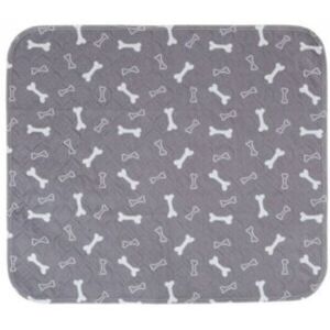 MCBOSON Set of 1 dog training mat, washable, reusable, super absorbent, leak-proof, non-slip, for cats and dogs - M:80x70CM - Grey MCBOSON Set of 1 dog training mat, washable, reusable, super absorbent, leak-proof, non-slip, for cats and dogs - M:80x70CM - Grey