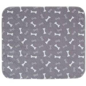 TORMATOR Set of 1 washable, reusable, super absorbent, leak-proof, non-slip dog training mat for cats and dogs - M: 80x70CM - Grey TORMATOR Set of 1 washable, reusable, super absorbent, leak-proof, non-slip dog training mat for cats and dogs - M: 80x70CM - Grey