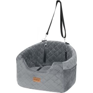 Skylos Dog Booster Car Seat Safe Puppy Travel Carrier Bed Bag Basket Pet Grey Skylos Dog Booster Car Seat Safe Puppy Travel Carrier Bed Bag Basket Pet Grey