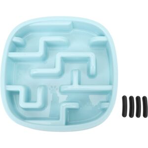 Groofoo - Slow Feeder Dog Bowl pp Square Slow Down Eating Preventing Choking Healthy Dog Food Feeding Dish for All Breeds Pets,blue Groofoo - Slow Feeder Dog Bowl pp Square Slow Down Eating Preventing Choking Healthy Dog Food Feeding Dish for All Breeds Pets,blue
