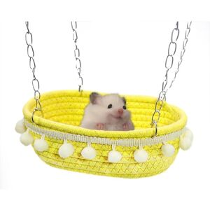 Groofoo - Small Animal Hammock, Hanging Hammock, Soft Bed Hideout for Guinea Pig Hamster Parrot Rat Chinchilla, Plush Cage Bed Washable Pet Groofoo - Small Animal Hammock, Hanging Hammock, Soft Bed Hideout for Guinea Pig Hamster Parrot Rat Chinchilla, Plush Cage Bed Washable Pet