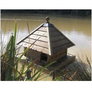 Small Square Floating Duck House, Waterfowl Nesting Box for Pond or Lake Small Square Floating Duck House, Waterfowl Nesting Box for Pond or Lake