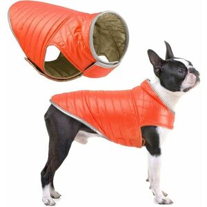 NEIGE SnowReversible Dog Coat, Warm Winter Dog Jacket Waterproof Puppy Vest Pet Clothes for Small Medium Large Dogs(L) NEIGE SnowReversible Dog Coat, Warm Winter Dog Jacket Waterproof Puppy Vest Pet Clothes for Small Medium Large Dogs(L)