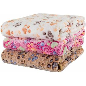 Mumu - Soft Dog Cat Blanket 3 Pack Soft Warm Pet Fleece Blanket Bed Mat Dog Cushion Cover Soft Waterproof Car Blanket for Pets Cushion Mat Pattern Mumu - Soft Dog Cat Blanket 3 Pack Soft Warm Pet Fleece Blanket Bed Mat Dog Cushion Cover Soft Waterproof Car Blanket for Pets Cushion Mat Pattern