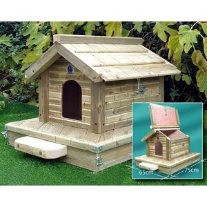 Somerton Floating Duck One Nest - Pressure Treated Red Pine - L65 x W75 cm Somerton Floating Duck One Nest - Pressure Treated Red Pine - L65 x W75 cm