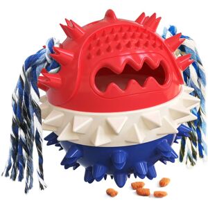 Groofoo - Squeaky Dog Toy Treat Dispensing Jumping Ball Sound Making tpr Chewer Pet Interactive Game Tool for Household Use Blue Groofoo - Squeaky Dog Toy Treat Dispensing Jumping Ball Sound Making tpr Chewer Pet Interactive Game Tool for Household Use Blue