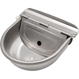 WOIYIC Stainless Steel Water Drinker with Drain Plug and Adjustable Float Valve for Horse, Dog, Cattle, Goat, Sheep, Pig, Automatic Livestock Waterer- WOIYIC Stainless Steel Water Drinker with Drain Plug and Adjustable Float Valve for Horse, Dog, Cattle, Goat, Sheep, Pig, Automatic Livestock Waterer-