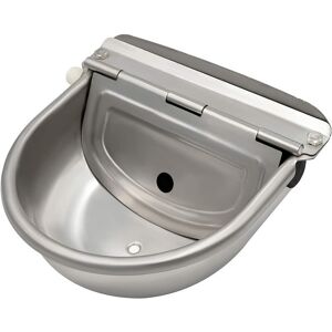 Dewdat - Stainless Steel Water Trough with Drain Plug and Adjustable Float Valve for Horse Dog Cattle Goat Sheep Pig Automatic Livestock Waterer Dewdat - Stainless Steel Water Trough with Drain Plug and Adjustable Float Valve for Horse Dog Cattle Goat Sheep Pig Automatic Livestock Waterer