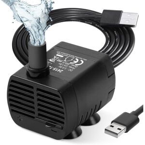 Submersible Aquarium Pump, Adjustable 200L/H 3W Extra Quiet usb Catit Pond Pump Aquarium Fountain Fish Tank 1.4m Cable Mumu Submersible Aquarium Pump, Adjustable 200L/H 3W Extra Quiet usb Catit Pond Pump Aquarium Fountain Fish Tank 1.4m Cable Mumu