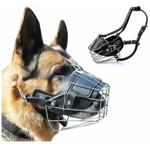 FLITI Mumu - Super metal muzzle muzzle leather muzzle for large dogs FLITI Mumu - Super metal muzzle muzzle leather muzzle for large dogs