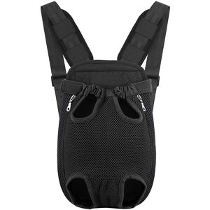 Aougo - Travel Carrier Bag Chest Belly Carrier Backpack for Small Dog Puppy Cat for Traveling Hiking Camping etc. Small Size - Black Aougo - Travel Carrier Bag Chest Belly Carrier Backpack for Small Dog Puppy Cat for Traveling Hiking Camping etc. Small Size - Black