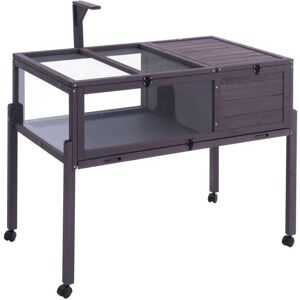 Vevor - Tortoise Habitat, Wooden Tortoise House Indoor & Outdoor, Rolling Tortoise Enclosure with Light Stand, Reptile Enclosure Small Animal Cage Vevor - Tortoise Habitat, Wooden Tortoise House Indoor & Outdoor, Rolling Tortoise Enclosure with Light Stand, Reptile Enclosure Small Animal Cage