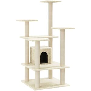 vidaXL Nova Cat Tree with Sisal Posts - Cat Tower 110cm vidaXL Nova Cat Tree with Sisal Posts - Cat Tower 110cm