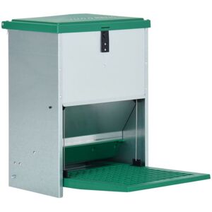 vidaXL Feedomatic Poultry Feeder - Automatic, 12kg, Green vidaXL Feedomatic Poultry Feeder - Automatic, 12kg, Green