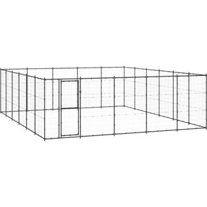 Outdoor Dog Kennel Steel 36.3 m² Vidaxl Outdoor Dog Kennel Steel 36.3 m² Vidaxl