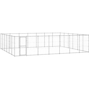 vidaXL Outdoor Dog Kennel Galvanised Steel 50.82 m² - Dog House Cage vidaXL Outdoor Dog Kennel Galvanised Steel 50.82 m² - Dog House Cage