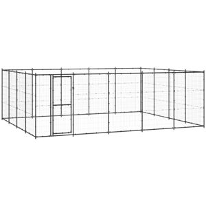 Outdoor Dog Kennel Steel 24.2 m² Vidaxl Outdoor Dog Kennel Steel 24.2 m² Vidaxl